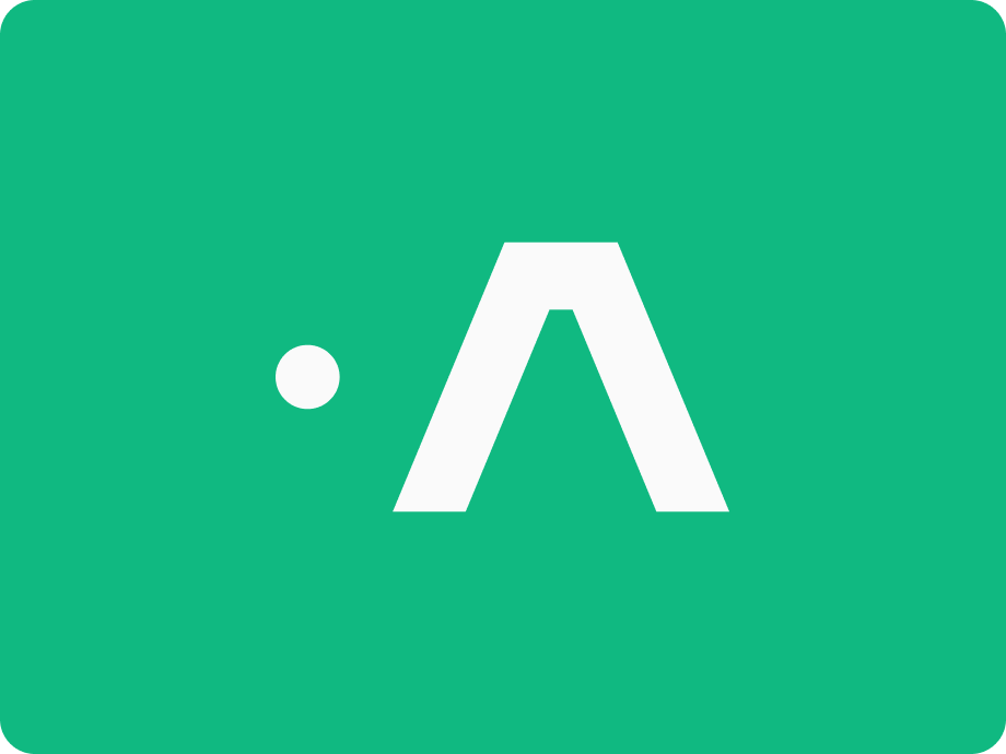 The Axon logomark: a white peak with a dot, on green.